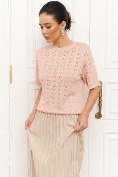 Топ «Ава» пудрового кольору