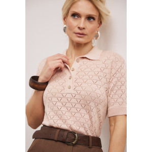 T-shirt "Nadine" powder color