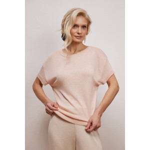 Футболка «Крістал» пудрового кольору