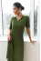 Сукня «Берні» оливкового кольору