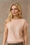 Футболка «Франческа» пудрового кольору