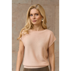 Футболка «Франческа» пудрового кольору