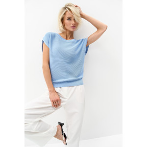 Футболка «Франческа» блакитного кольору