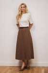 Спідниця «Крістен» шоколадного кольору