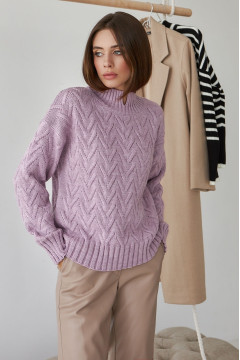Свитер «Дрезден» лилового цвета