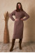 Платье-свитер «Ольгерда» цвета сухой розы