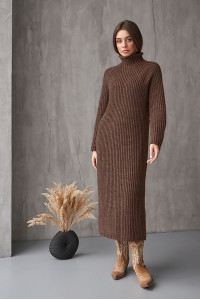 Платье-свитер «Ольгерда» бронзового цвета