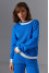 "Rufin" sweater in blue and white