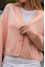 Peach-colored Valensa cardigan