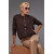 Silvana bomber jacket in dark chocolate