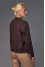 Silvana bomber jacket in dark chocolate