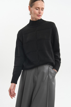 Stylish sweater "Selma" in black