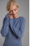 Denim-colored long-sleeve "Feather" shirt