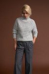 Свитер «Альва» светло-серого цвета Свитер «Альва» светло-серого цвета