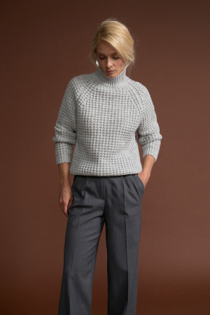 Свитер «Альва» светло-серого цвета