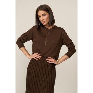 Chocolate-colored Montana pullover