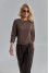 Dark chocolate colored Jocasta sweater