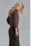 Dark chocolate colored Jocasta sweater