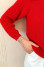 Carrot-red sweater "Ketta"