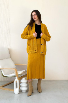 Skirt "Jacqueline" mustard color
