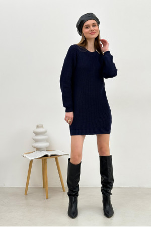 Платье «Кортні» цвета индиго