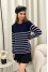 Indigo striped jumper "Ketta"