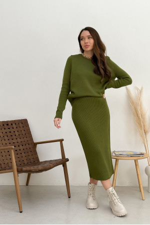 Юбка «Джолі» цвета хаки