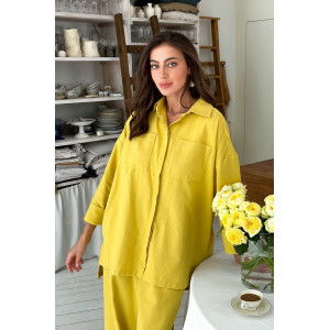 Reeves saffron shirt