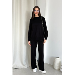 Брючний костюм «Катрін» чорного кольору