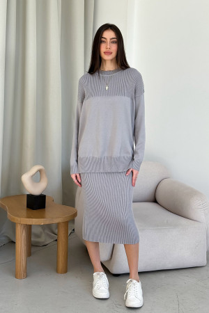 Юбка «Катрін» серого цвета