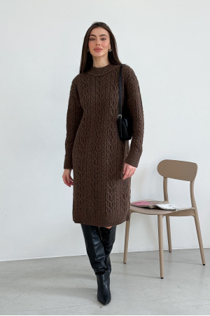 Платье «Олівія» шоколадного цвета