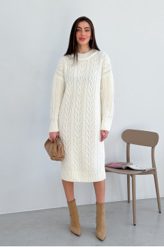 Dress "Olivia" milky color