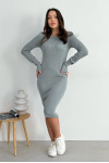 Verity dress in gray