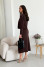 Cardigan "Kayla" chocolate color