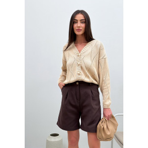 Cardigan "Grace" beige
