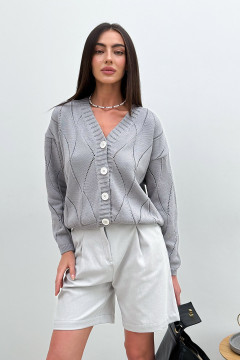 Cardigan "Grace" in gray
