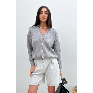 Cardigan "Grace" in gray