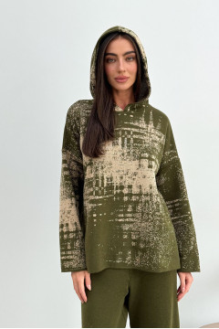 Olive-colored "Vibe" sweatshirt