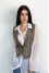 Brown Python vest
