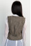 Brown Python vest