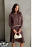 Chocolate-colored Gabriel jacket