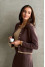 Chocolate-colored Gabriel jacket
