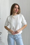 T-shirt "Katherine" milky color