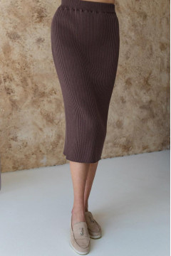 Спідниця «Кетрін» шоколадного кольору