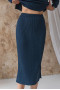"Katherine" skirt in blue denim