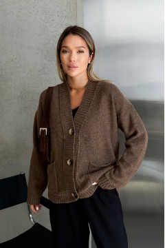 Cardigan "Kendra" brown