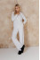 Брючний костюм «Кетрін» білого кольору