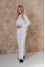 Брючний костюм «Кетрін» білого кольору