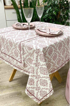 Праздничная скатерть «Версаль-бордо»