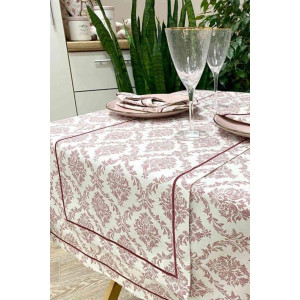 Дорожка на стол «Версаль-бордо»